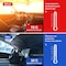 Car Sun Shade for Windshield Foldable Sunshades Umbrella for Car Front Windshield, Easy to Store and Use Protect Vehicle from UV Sun and Heat Fits Windshields of Various Sizes (57&#39;&#39; x 31&#39;&#39;)