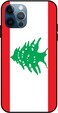 Theodor - Apple iPhone 12 Pro Case Lebnon Flag Flexible Silicone Cover
