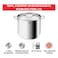 Tefal Intuition Stainless Steel Stock Pot With Lid 28cm