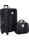 Star Line Star Line 5 Pieces Luggage Trolley Bags Set Black
