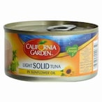 Buy California Garden Canned Light Tuna Solid In Sunflower Oil 185g in Kuwait