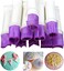 Generic Cake Flower Lace Clip Tool, 10 Pcs Cake Decorating Icing Piping Cream Muffin Cake Pastry Pen Bag Tweezers Cake Cream Syringes, Food Grade Plastic Cookie Stamp Mould Cake Cupcake Fondant Tool