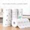 Decdeal - 50Pcs/Roll Dry and Wet Non-woven Dishcloth Printing Paper Disposable Washable Home Kitchen Cleaning Paper