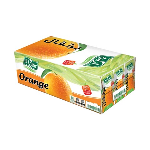 Al Rabie Orange Juice 185mlx18&#39;s