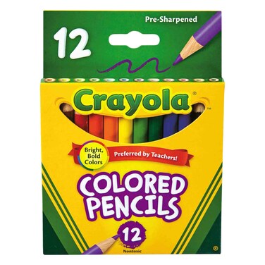 Crayola Pre Sharpened Colored Pencils 12 Pieces