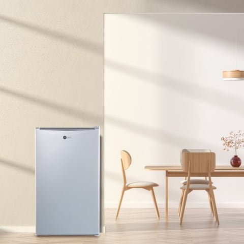 AFRA Japan Tabletop Mini Fridge, 93L, Compact Design, Defroster, Reversible Door, Separate Chilling Compartment, G-MARK, ESMA, ROHS, and CB Certified, 2 years Warranty
