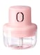 Wtrtr Wireless Electric Mini Food Chopper And Processor Pink 20Cm