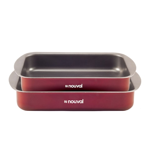 Nouval Oblong Oven Tray Set - 2 Pieces - Size 30 - 35 cm