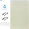 Rubik 60-Keys Metal Storage Cabinet Safe Box Digital Lock, Wall Mounted Key Storage Cabinet Organizer For Hotels Realestate Warehouse Schools Universities Business (Off White)