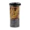 Zahran 6000830 Round Food Container With Top Lock - 1.5L - Black/Clear