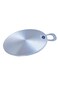 Aroba Aluminium Raised Edge Arabic Tawa /Roti Pan/Ragag Maker Silver 19Inch