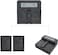 DMK Power NP-F970/F960 Battery (9800mAh) 2-Pack and DC-03 Dual Digital Battery Charger Compatible with Sony PXW-Z150 NEX-EA50M FDR-AX14K FX1 FX7 FX1000 HVR-V1U Z1U NX100 Camera LED &amp; Video Light