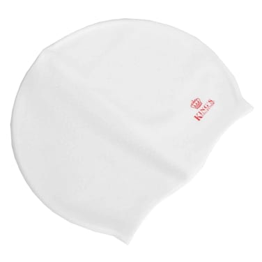 KINGS SWIMMING CAP WHITE
