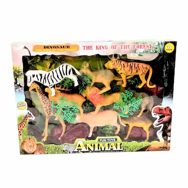 لعبة مجسمات حيوانات للأطفال - بلاستيك - متعددة الألوان