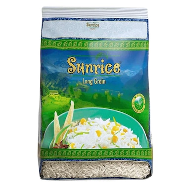 Sunrise Long Grain White Rice 2Kg