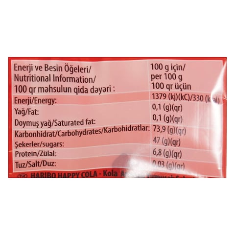 Haribo Happy Cola Halal Candy 80g