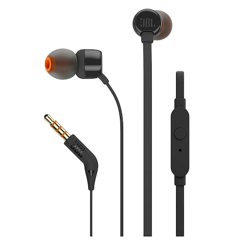 JBL Earphone Ear T110 Black