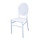 Jilphar Furniture Polypropylene Indoor/outdoor Dining Chair, White JP1311C