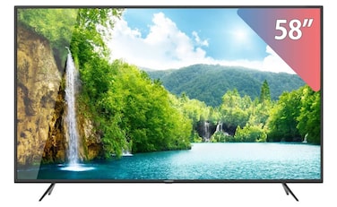 تلفزيون تورنيدو الذكي 58 بوصة فائق الدقة مع ريسيفر داخلي - 58US9500E