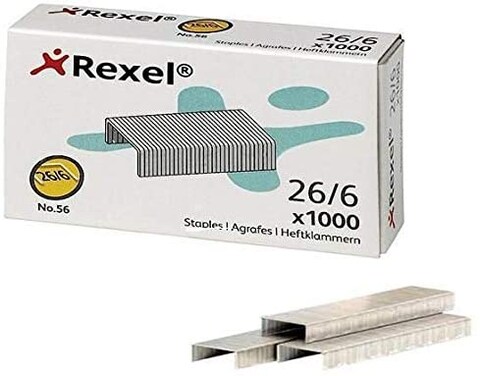 Generic Rexel Staple Pin 26/6 Box Of 20 Packs