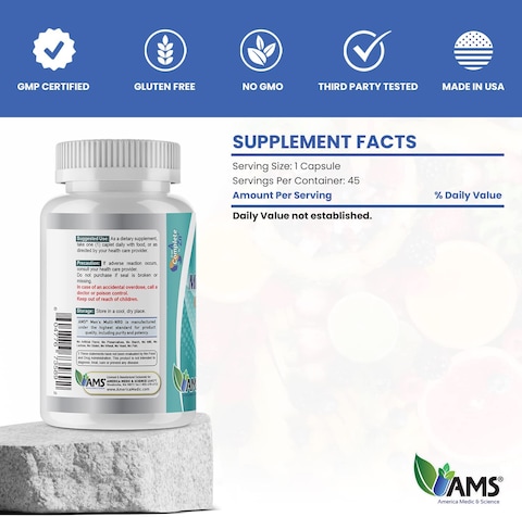 Ams Multi-Nrg 45 Tablets For Men