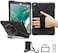 Ntech iPad 10.2 Case 2020/2019 (iPad 8th/ 7th Generation Case) With Screen Protector Pencil Holder Rotating Kickstand Hand/Shoulder Strap.Rugged Protective Tablet Cover For iPad 10.2 Inch-Black