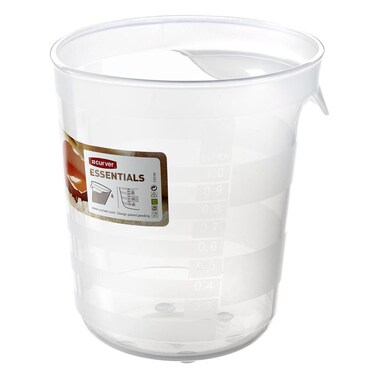 كيرفر اسينشيالز كوب قياس - 1 لتر - لون أبيض