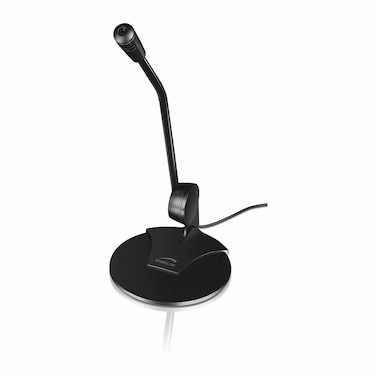 ميكروفون SL-8702-BK بيور لسطح المكتب من سبيد لينك - أسود