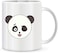 Giftex 11Oz White Mug, With Cartoon Panda Pic Printed
