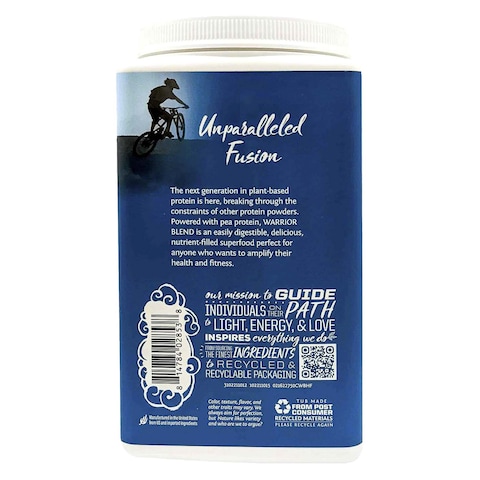 Sunwarrior Organic Protein Warrior Blend Chocolate Flavour Dietary Supplement 750g