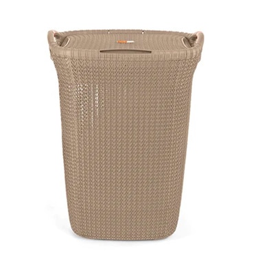 الهلال والنجمة ترت سبت غسيل مربع - بيج