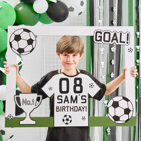 Customisable Football Party Photo Booth Frame