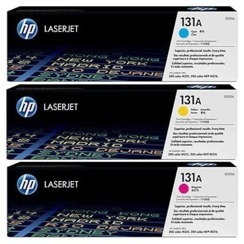 HP 131A Three Pack - Cyan, Magenta, Yellow