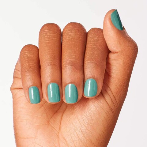 OPI Infinite Shine 2 Long-Wear Lacquer, Suzi-San Climbs Fuji-San, Green Long-Lasting Nail Polish, Tokyo Collection, 0.5 Fl Oz
