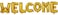 Generic Welcome Letter Foil Balloons K To Home Event Party Supliers Inflatable Air Balls Decoration (Gold 16 Inch)