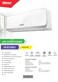 Nobel 1.5 Ton Rotary Split AC, Energy Efficient Cooling Air Conditioner with T3 Tropical Rotary Compressor, R410A Gas, 4-Way Swing, 18000 BTU AC, Gold Fin Technology, Auto Restart - NSAC18T White