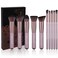 Makeup Brush Set Qivange 10Pcs Kabuki Brush&nbsp;Dense Soft Synthetic Liquid Foundation Face Blending Makeup Brushes Kit with Box for Christmas Halloween Birthday