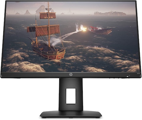 HP X24IH Gaming Monitor, 144 Hz Refresh Rate, 1ms Response, Ultrawide IPS 24 Inch Panel Screen, Height Adjustable Stand (1 HDMI, 1 Display Port)