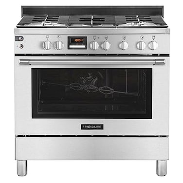 Frigidaire Stainless Steel Gas Cooker With Oven FNGN90JGBS Silver 90x60cm