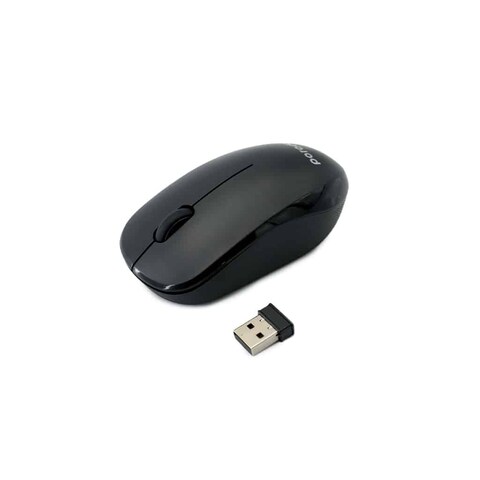 2.4G Wireless Rchargeable Mouse, DPI 1200, Porodo PD-WBRM12-BK Black