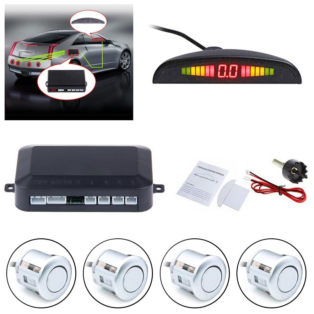Buy Generic Car Reverse Parking Sensor With LED Display With Audio ...