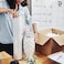 Duchic, [3 Roll] Clear Stretch Film Wrap - 500mm Heavy Duty Plastic Shrink Wrap for Pallet Wrap, Packing, Moving and Packaging - Cling Wrap, 1.30 kg, 400g core