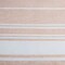 Luna Home Queen Size 6 Pieces, Coral Stripe Design Duvet Cover Set