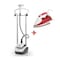 Black and Decker Garment Steamer - 2000 Watt - White + IRON STEAM - 1450 Watt - Red/Whit - GST2000PR