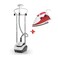 Black and Decker Garment Steamer - 2000 Watt - White + IRON STEAM - 1450 Watt - Red/Whit - GST2000PR