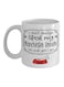 muGGyz Anna Frozen Character Printed Ceramic Coffee Mug Blue/White