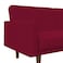 In House Shahrzad 2 In 1 Sofabed Velvet Upholstered - Burgundy