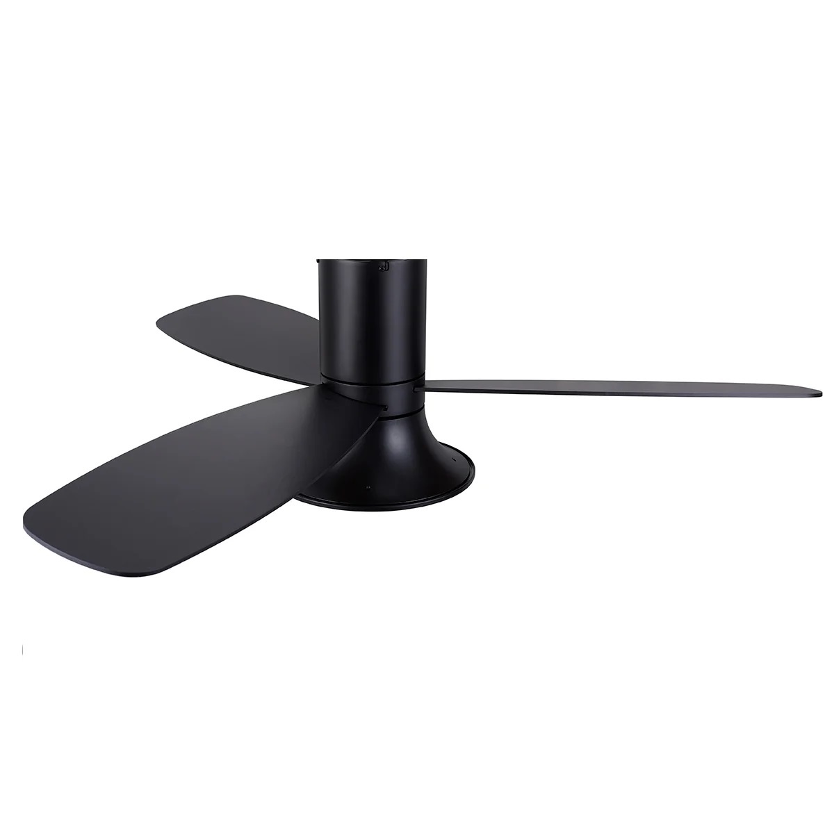 FLUSSO Black ceiling fan &Oslash;132cm light integrated and remote control included