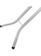 Delcasa Self Standing Foldable Ironing Board White/Grey 38X120Cm