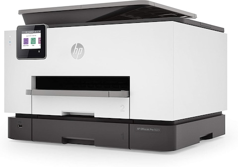 HP Officejet Pro 9023 All-In-One Printer, Print, Copy, Scan, Fax, White (1Mr70B)